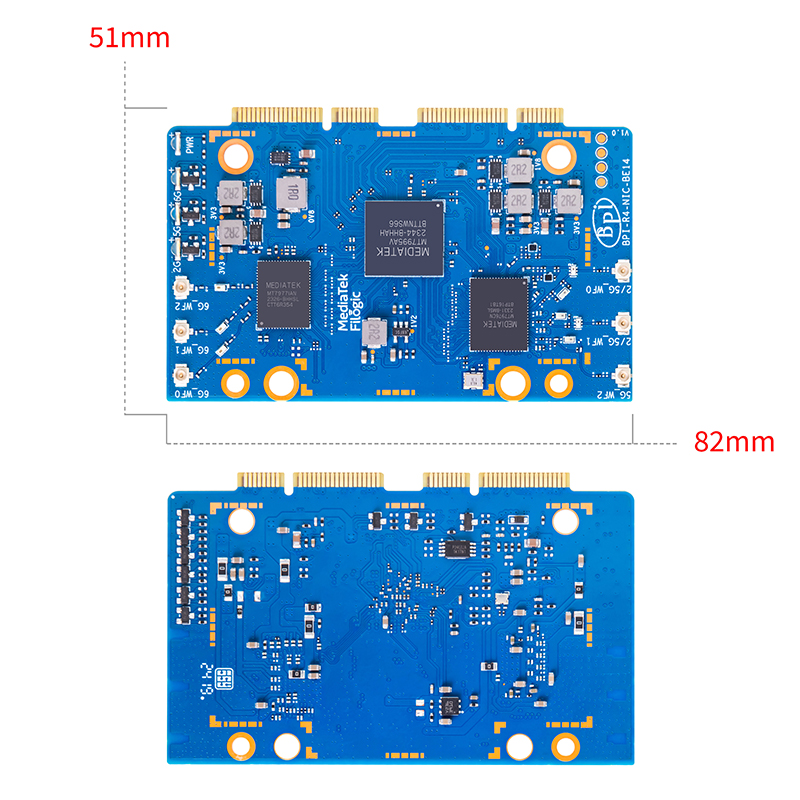 Banana Pi BPI-R4-NIC-BE14 WiFi - Bananapi Bpi R4 Wifi 7 のレビューと価格