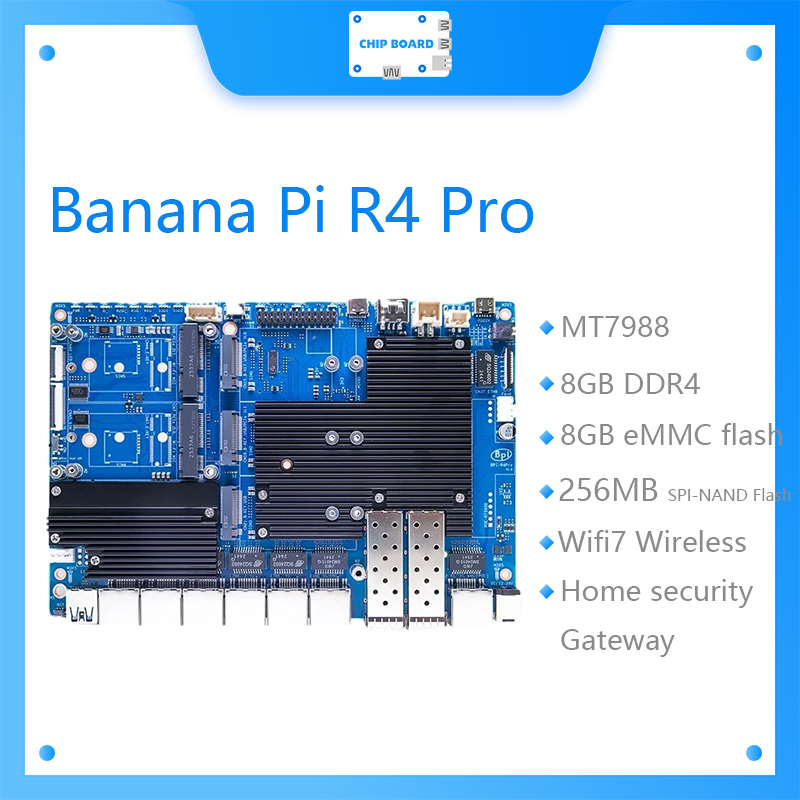 Banana Pi BPI-R4 Pro ボードは、2x 1 - Bananapi Bpi R4 Wifi 7 のレビューと価格